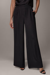 Donna Karan | EXTRA HIGH-RISE PLEATED RELAXED PULL-ON PANT