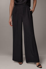 Donna Karan | EXTRA HIGH-RISE PLEATED RELAXED PULL-ON PANT