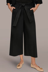 Donna Karan | CROPPED MID-RISE WIDE-LEG PANT