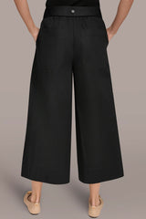 Donna Karan | CROPPED MID-RISE WIDE-LEG PANT