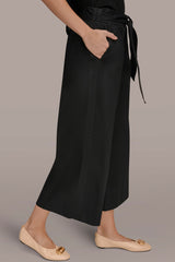 Donna Karan | CROPPED MID-RISE WIDE-LEG PANT