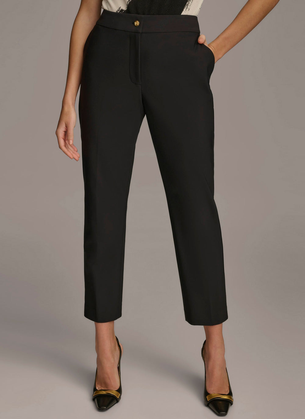 Donna Karan | SLIM LEG ANKLE LENGTH PANT