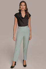 Donna Karan | HIGH-RISE STRAIGHT-LEG PANT