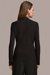 Donna Karan | FAUX WRAP WITH HARDWARE TOP