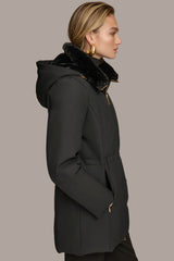Donna Karan | FAUX FUR LINED PUFFER