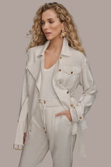 Donna Karan | BELTED UTILITY JACKET