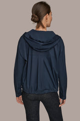Donna Karan | HOODED BUTTON-DOWN SHIRT