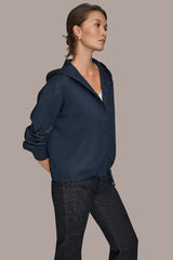 Donna Karan | HOODED BUTTON-DOWN SHIRT
