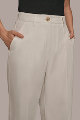 Donna Karan | HIGH-RISE PINTUCKED WIDE-LEG TROUSER