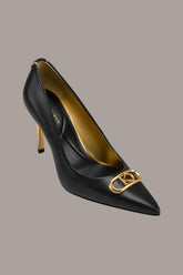 Donna Karan | PANTHIA LOGO-EMBELLISHED HIGH PUMP