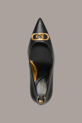 Donna Karan | PANTHIA LOGO-EMBELLISHED HIGH PUMP
