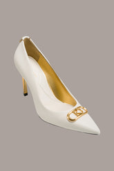 Donna Karan | PANTHIA LOGO-EMBELLISHED HIGH PUMP