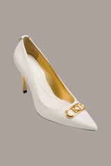 Donna Karan | PANTHIA LOGO-EMBELLISHED HIGH PUMP