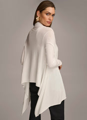 Donna Karan | LONG SLEEVE DRAPE CARDIGAN