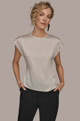Donna Karan | CAP SLEEVE BLOUSE