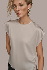 Donna Karan | CAP SLEEVE BLOUSE
