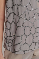 Donna Karan | SHELL WITH SEQUIN DETAIL