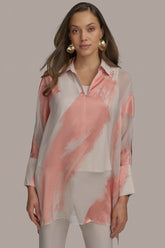 Donna Karan | BRUSHSTROKE BURNOUT TOP