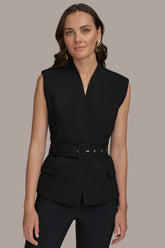 Donna Karan | EXTENDED SHOULDER VEST