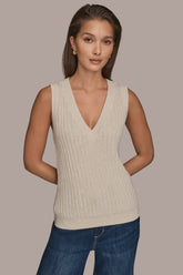 Donna Karan | LOOP STITCH SWEATER VEST