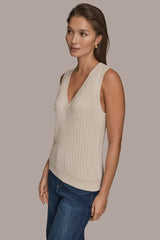 Donna Karan | LOOP STITCH SWEATER VEST