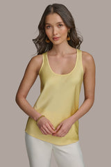 Donna Karan | SOLID SLEEVELESS SHELL