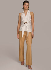 Donna Karan | TORTOISE HARDWARE KNOT TOP