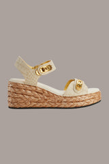 Donna Karan | CEBRINA SLING WEDGE ESPADRILLE