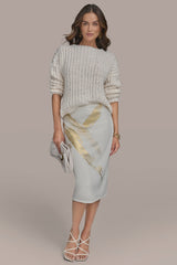 Donna Karan | OPEN STITCH DOLMAN SWEATER