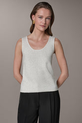 Donna Karan | SLEEVELESS SEQUIN SWEATER CAMI