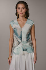 Donna Karan | RUCHED BLOUSE