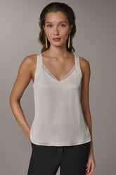 Donna Karan | CHIFFON TRIM SHELL