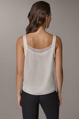 Donna Karan | CHIFFON TRIM SHELL