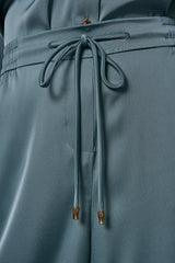 Donna Karan | SATIN HIGH-RISE WIDE-LEG PANT