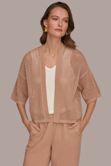 Donna Karan | OPEN STITCH CARDIGAN