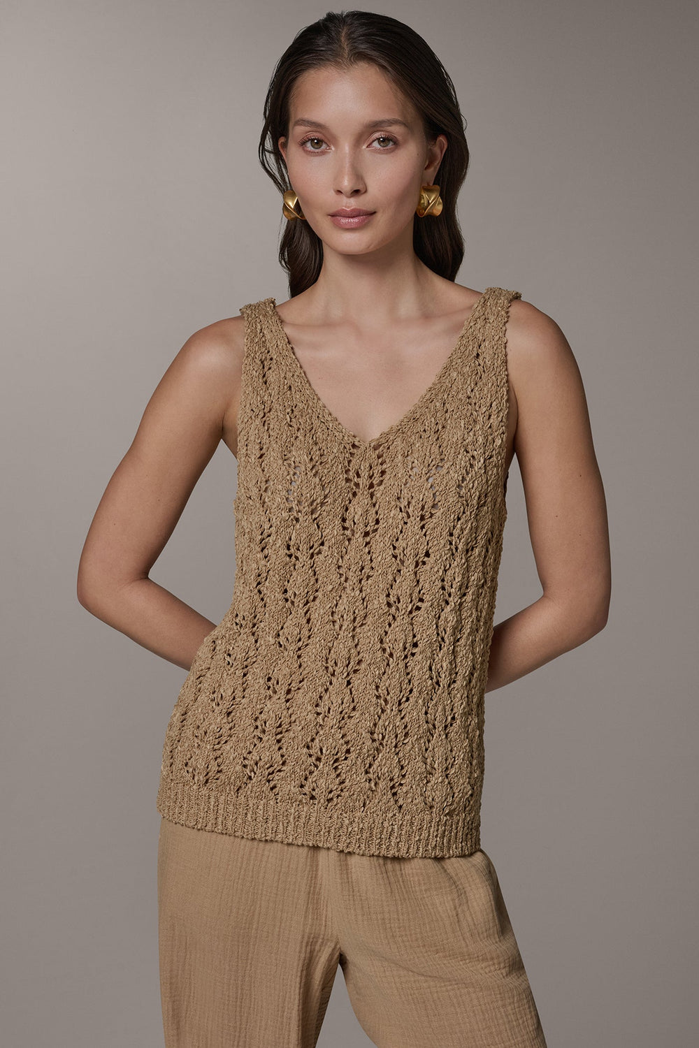 Donna Karan | SLEEVELESS SWEATER TANK