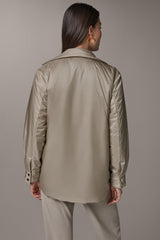 Donna Karan | LONG SLEEVE SHIRT JACKET