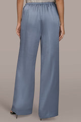 Donna Karan | EXTRA HIGH-RISE SATIN PULL-ON PANT