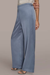 Donna Karan | EXTRA HIGH-RISE SATIN PULL-ON PANT