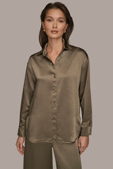 Donna Karan | SATIN SHIRT