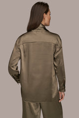 Donna Karan | SATIN SHIRT