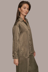 Donna Karan | SATIN SHIRT