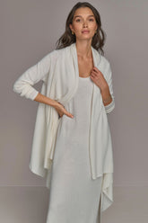 Donna Karan | CASHMERE LONG SLEEVE CARDIGAN