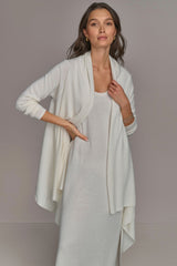 Donna Karan | CASHMERE LONG SLEEVE CARDIGAN