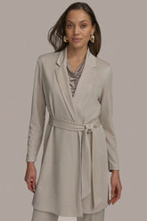 Donna Karan | BELTED KNIT JACKET