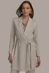 Donna Karan | BELTED KNIT JACKET