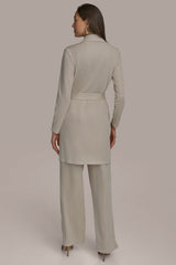 Donna Karan | BELTED KNIT JACKET