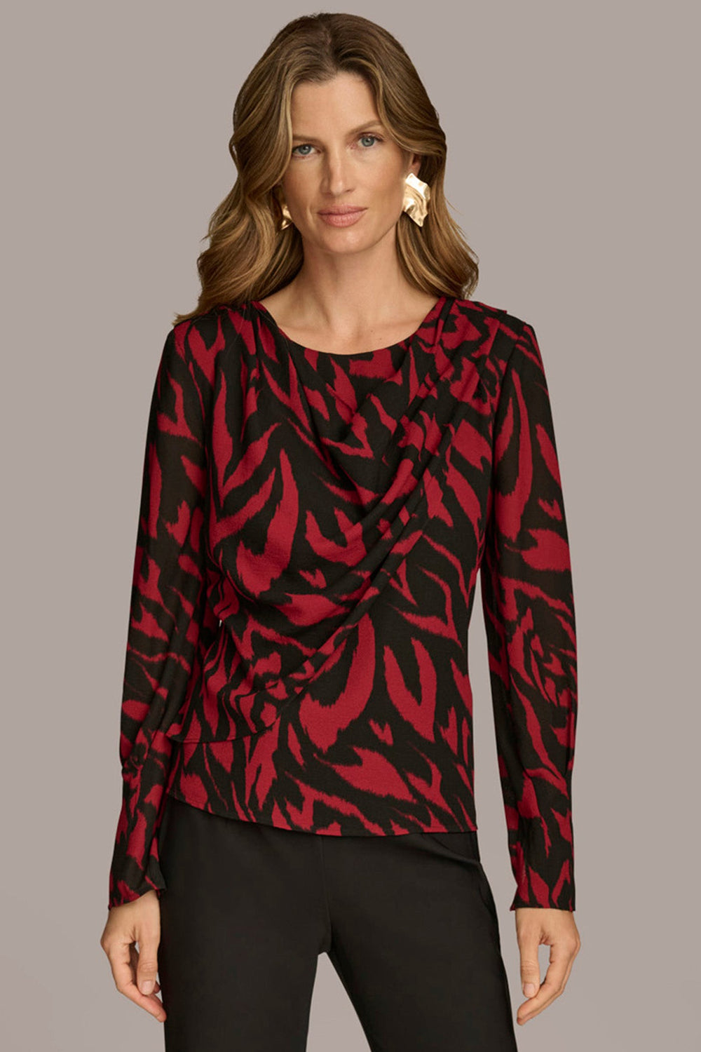 Donna Karan | PRINT WIDE CUFF TOP