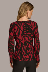 Donna Karan | PRINT WIDE CUFF TOP