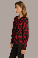 Donna Karan | PRINT WIDE CUFF TOP